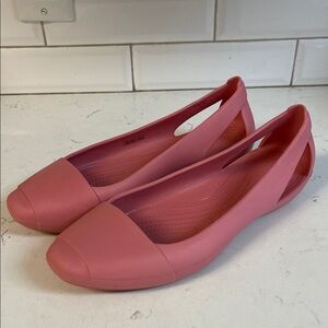 Crocs Serena 'Simple Pink Casual Flat Sandals' 202811 Women’s 11